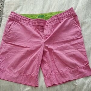 Lilly Pulitzer Pink and Green Bermuda Shorts